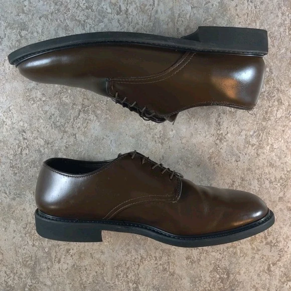 CAPPS Shoe Co. MILITARY Dress Shoe Vibram Brown 90259A AGSU Size 12.5 E New Capps | Shoes | Capps Shoe Co Military Dress Shoe Vibram  main image 4